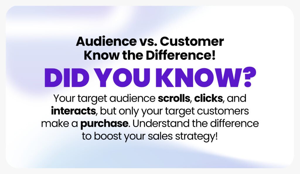 Target Audience vs. Target Customer - thesudosolutions.com