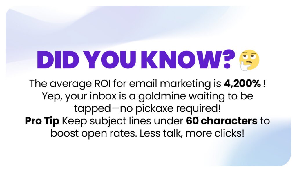 What is the Average Email Marketing ROI - thesudosolutions.com